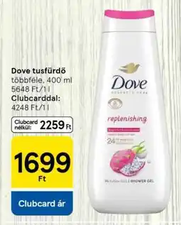 Tesco Dove tusfürdő ajánlat