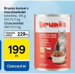 Tesco Brunos konzerv macskaeledel ajánlat