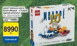 Tesco LEGO Editions 43013 Kylian Mbappé – A futball legjobb pillanatai ajánlat