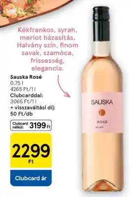 Tesco Sauska Rosé ajánlat