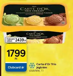 Tesco Carte d'Or Trio jégkrém ajánlat