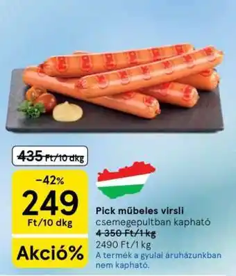 Pick műbeles virsli