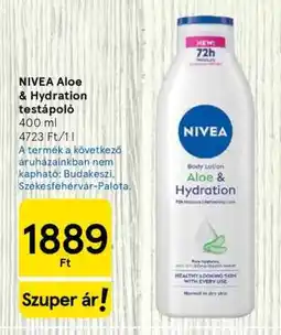 Tesco NIVEA Aloe & Hydration testápoló ajánlat