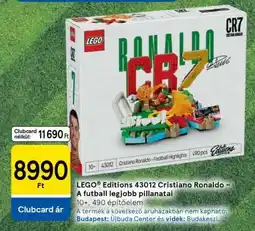 Tesco LEGO Editions 43012 Cristiano Ronaldo – A futball legjobb pillanatai ajánlat