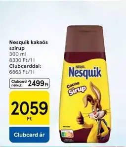 Tesco Nesquik kakaós szirup ajánlat