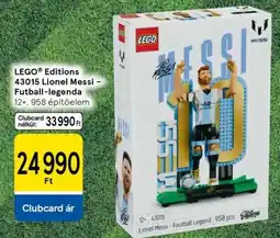 Tesco LEGO Editions 43015 Lionel Messi – Futball-legenda ajánlat