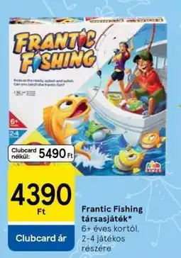 Tesco Frantic Fishing társasjáték ajánlat