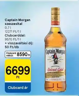Tesco Captain Morgan szeszesital ajánlat