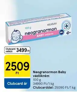Tesco Neogranormon baby védőkrém ajánlat