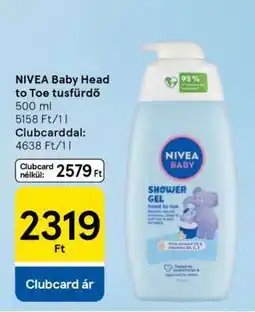 Tesco NIVEA Baby Head to Toe tusfürdő ajánlat
