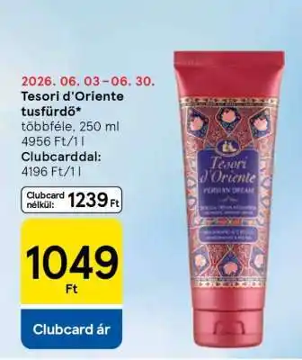 Tesco TESORI D’ORIENTE TUSFÜRDŐ ajánlat
