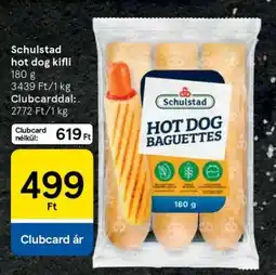 Tesco Schulstad hot dog kifli ajánlat