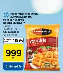 Tesco Farm Frites Crinkle Oven Fries ajánlat