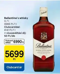 Tesco Ballantine's Whisky ajánlat