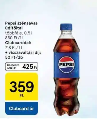 Tesco Pepsi szénsavas üdítőital ajánlat