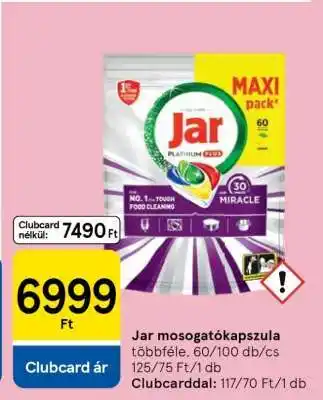 Tesco Jar mosogatókapszula ajánlat
