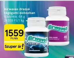 Tesco Airwaves dražsé rágogumi dobozban ajánlat