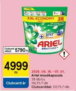 Tesco ARIEL Mosókapszula ajánlat