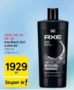 Tesco Axe Black 3in1 tusfürdő ajánlat