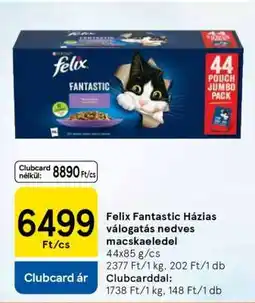 Tesco Felix Fantastic házias válogatás nedves macskaeledel ajánlat