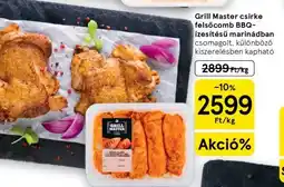 Tesco Grill Master csirke felsőcomb BBQ-ízesítésű marinádban ajánlat