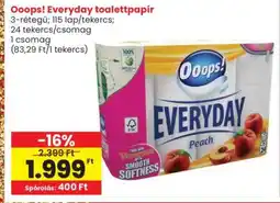 Interspar Ooops! Everyday Toalettpapír ajánlat