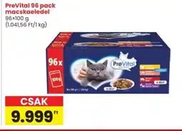 Interspar PreVital 96 pack macskaeledel ajánlat