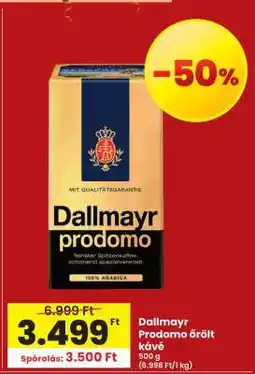 Interspar Dallmayr Prodomo őrölt kávé ajánlat