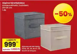 Interspar Alpina tárolódoboz ajánlat