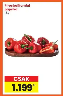 Interspar Piros Kaliforniai Paprika ajánlat