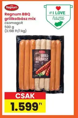 Interspar Regnum BBQ grillkolbász mix ajánlat