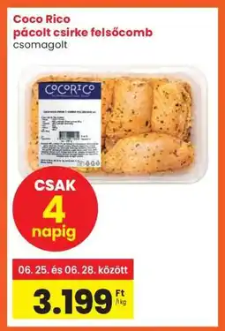 Interspar Coco Rico pácolt csirke felsőcomb ajánlat