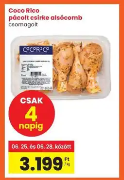 Interspar Coco Rico pácolt csirke alsócomb ajánlat