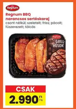 Interspar Regnum BBQ narancsos sertéskaraj ajánlat