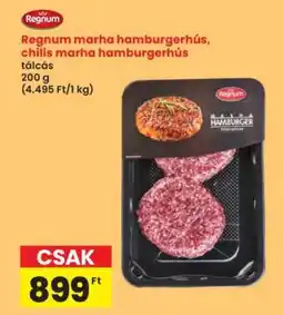 Interspar Regnum Marha hamburgerhús, chilis marha hamburgerhús ajánlat