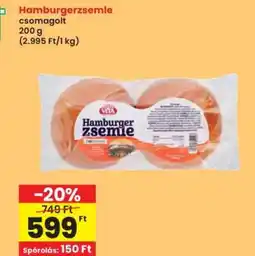 Interspar Hamburgerzsemle ajánlat