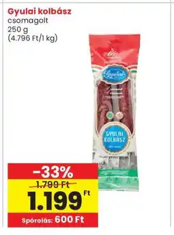 Interspar Gyulai kolbász ajánlat