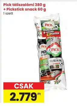 Interspar Pick téliszalámi 380 g + Pickstick snack 60 g ajánlat