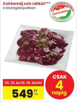 Interspar Csirkemáj szív nélkül ajánlat