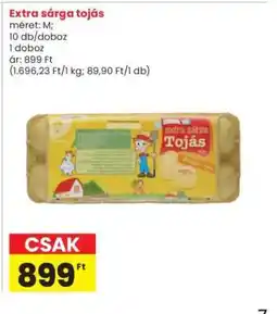 Interspar Extra sárga tojás ajánlat