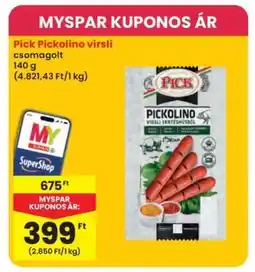 Interspar PICK Pickolino virsli ajánlat