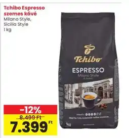 Interspar TCHIBO Espresso szemes kávé ajánlat