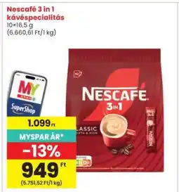 Interspar Nescafé 3 in 1 kávéspecialitás ajánlat