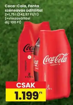 Interspar Coca-Cola, Fanta szénsavas üdítőital ajánlat