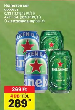 Interspar Heineken sör ajánlat
