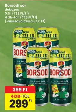 Interspar Borsodi sör ajánlat
