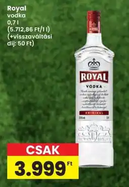 Interspar ROYAL Vodka ajánlat