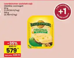 Interspar Leerdammer szeletelt sajt ajánlat