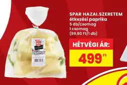 Interspar SPAR HAZAI.SZERETEM étkezési paprika ajánlat