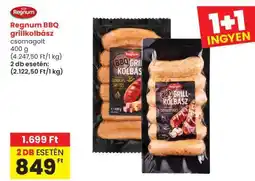 Spar Regnum BBQ grillkolbász ajánlat